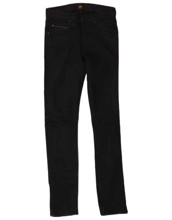 Lee Womens Luke Super Skinny Jeans W26 L32 Black Cotton