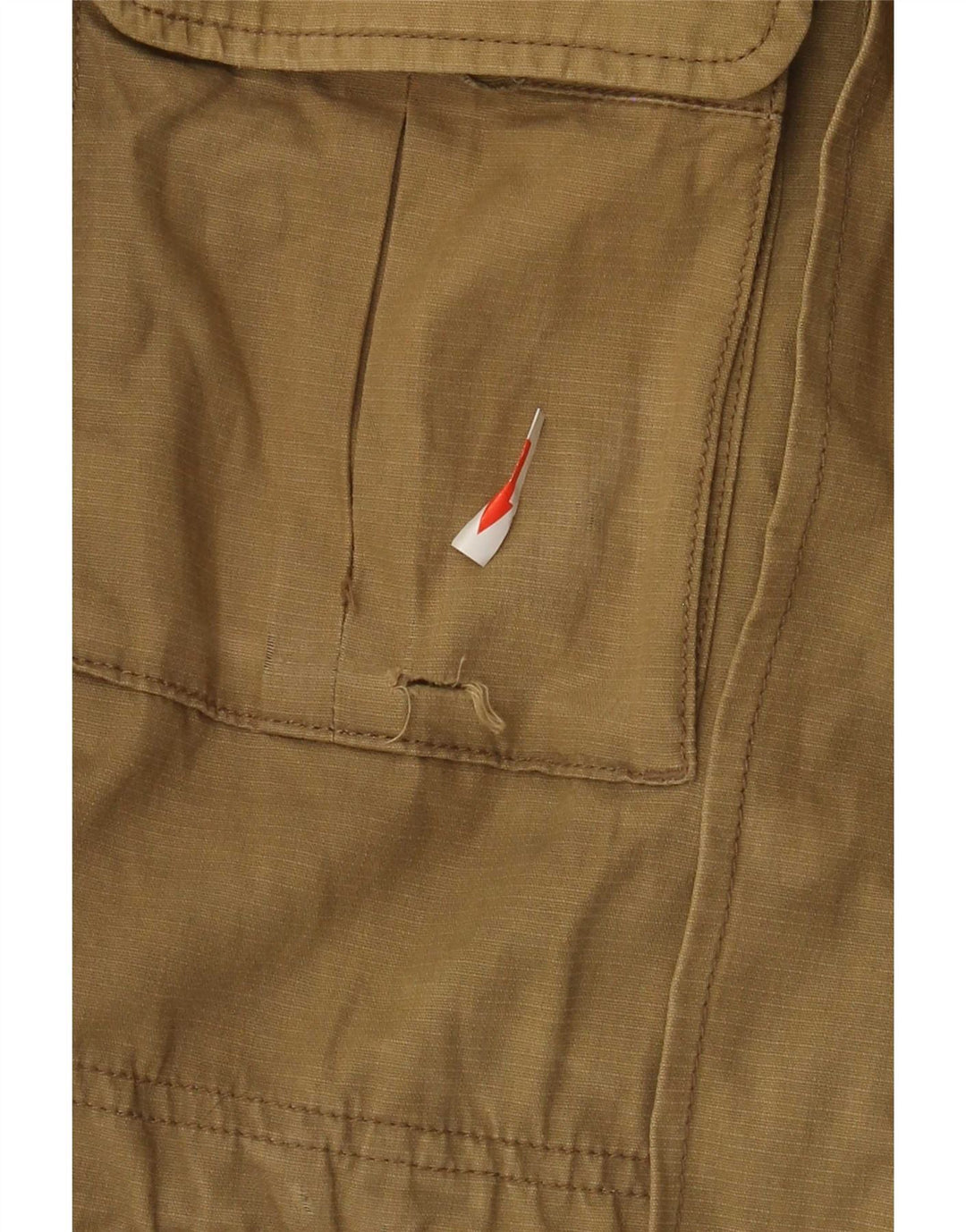 Timberland Mens Hooded Utility Jacket UK 36 Small Khaki Cotton