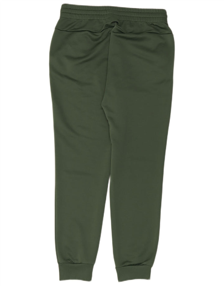 Adidas Mens Tracksuit Trousers Joggers UK 12/14 Medium Green Polyester