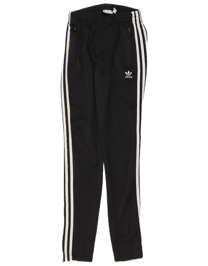 ADIDAS Womens Tracksuit Trousers UK 6 XS Black Polyester