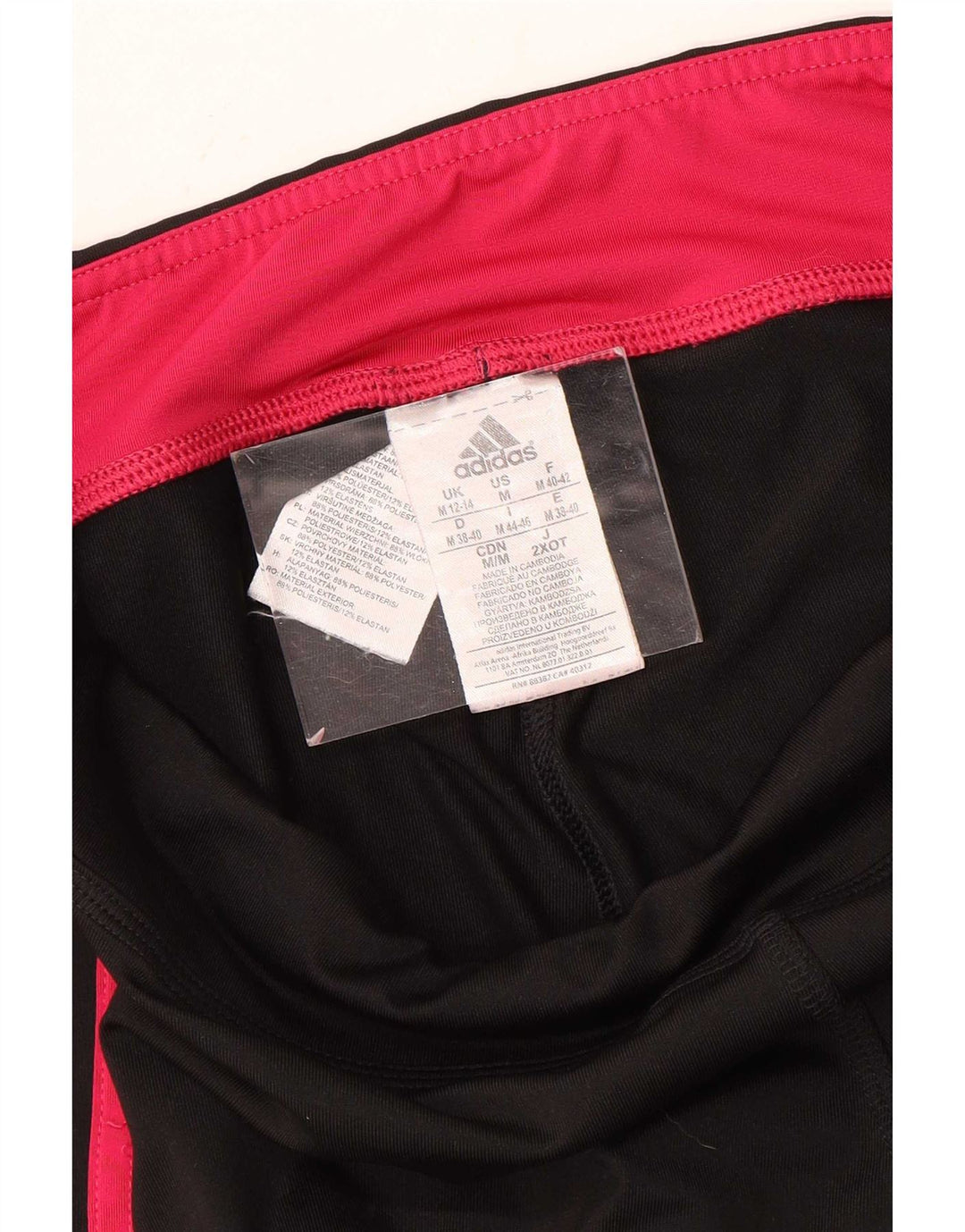 Adidas Womens Climalite Capri Leggings UK 12/14 Medium Black Polyester
