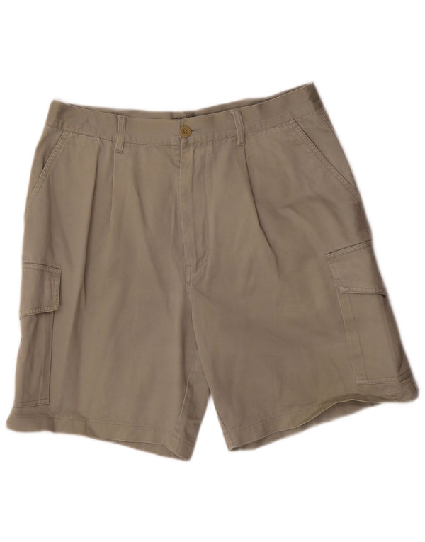 Rifle Mens Cargo Shorts W36 Large  Grey Cotton