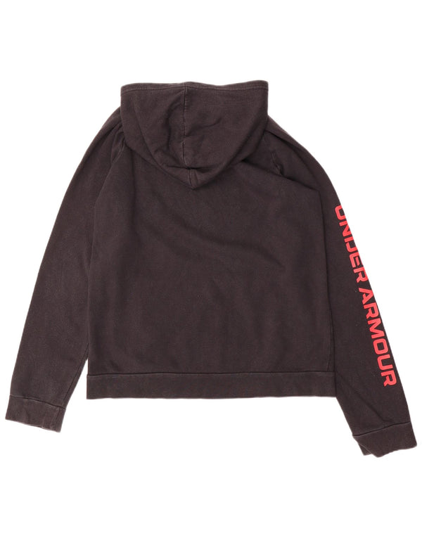 Under Armour Boys Hoodie Jumper 13-14 Years XL Black