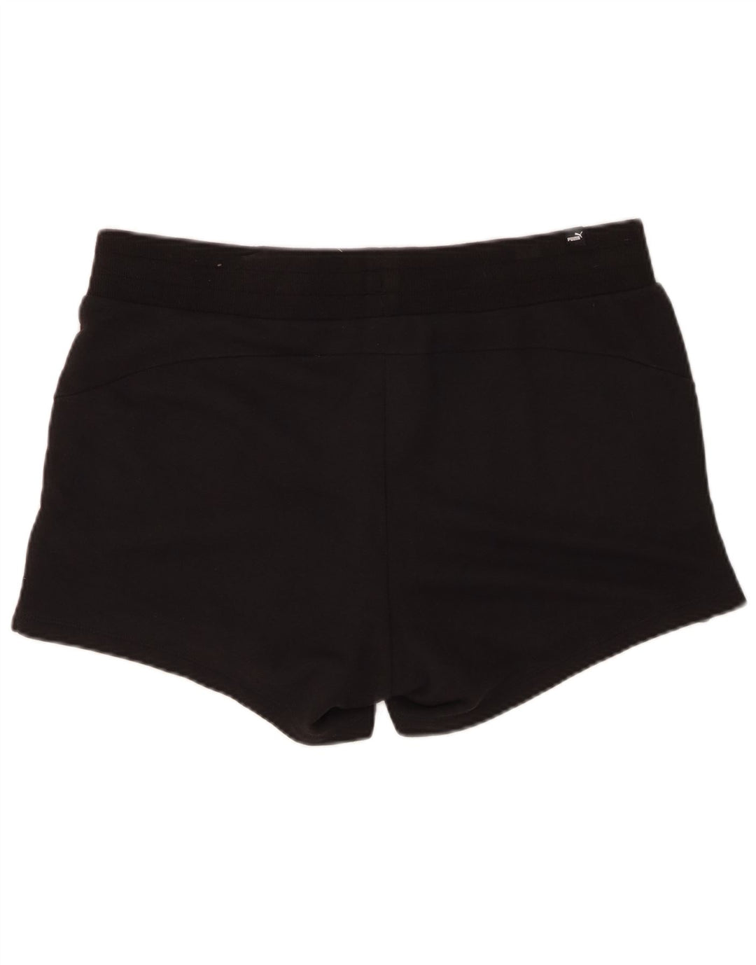 PUMA Womens Sport Shorts UK 16 Large Black Cotton
