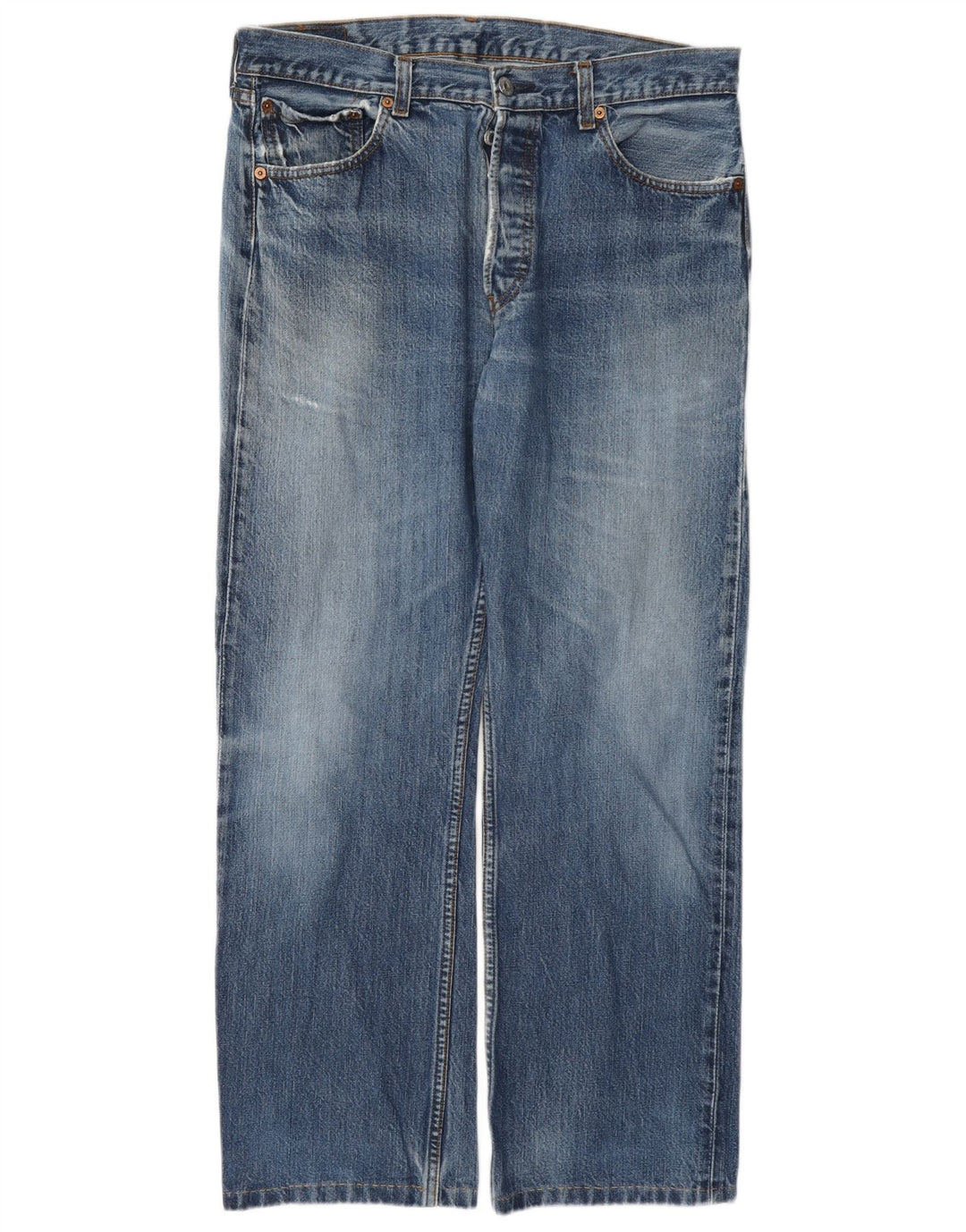 Levi's Mens 501 Straight Jeans W34 L30 Blue