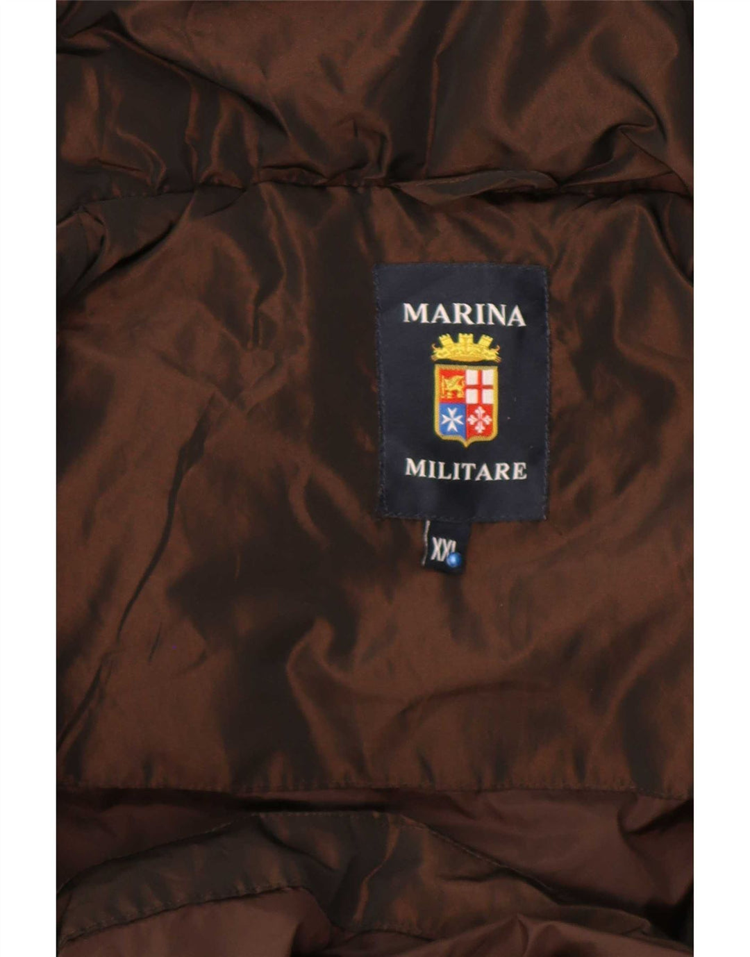 Marina Militare Womens Padded Coat UK 20 2XL Brown Polyester