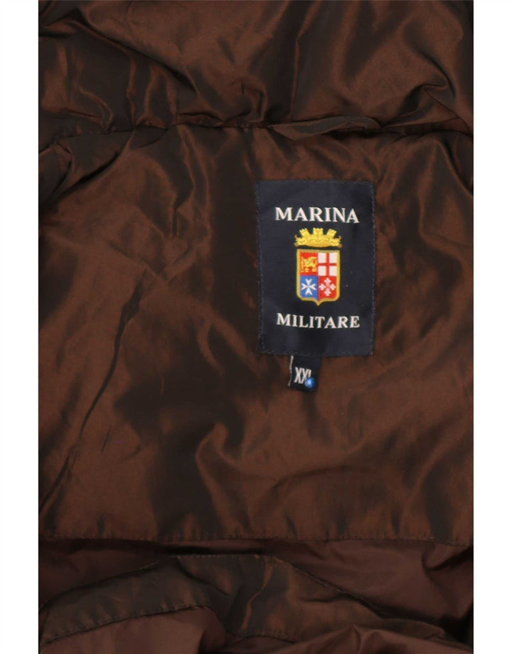 Marina Militare Womens Padded Coat UK 20 2XL Brown Polyester