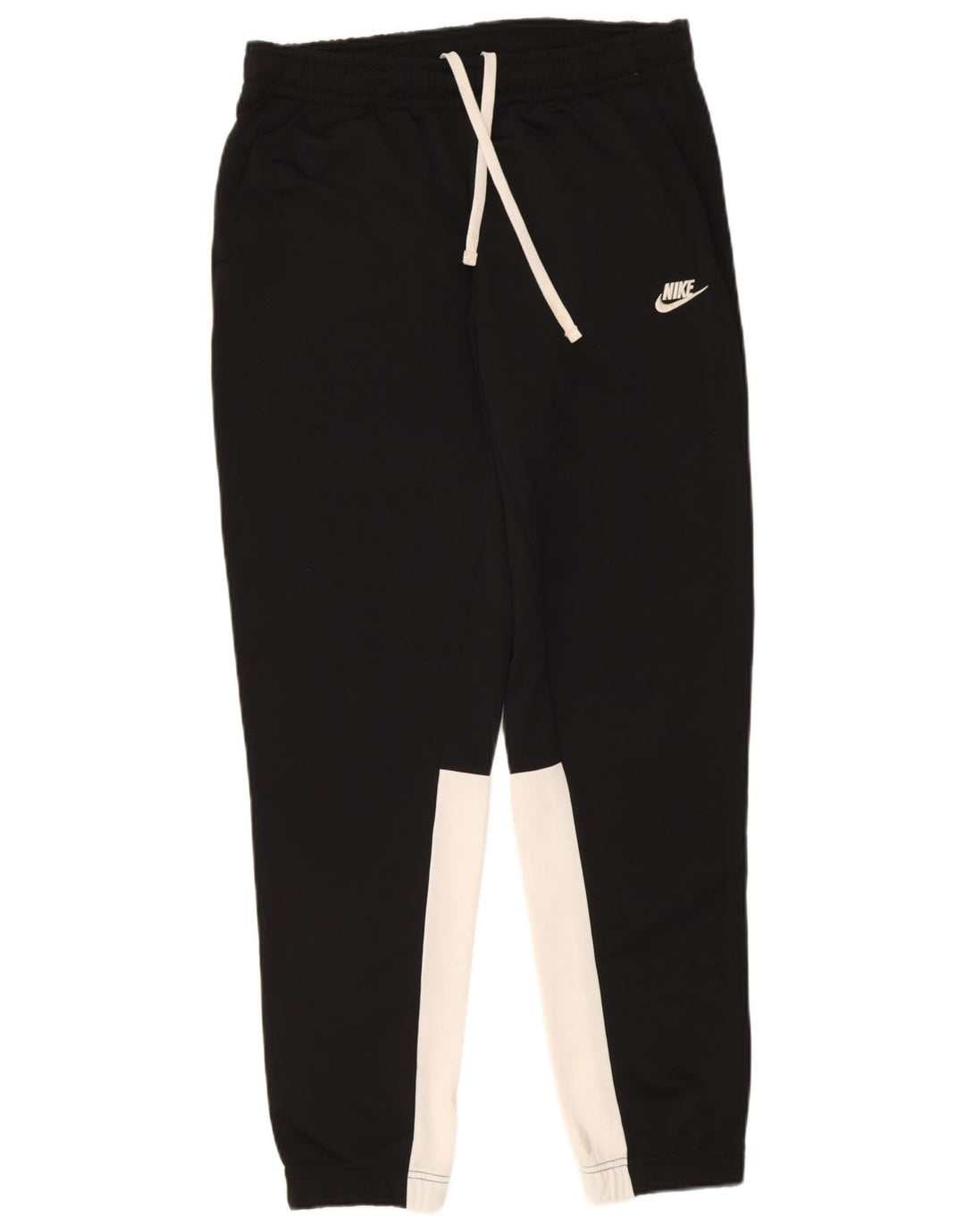 Nike Mens Tracksuit Trousers Joggers Large  Black Colourblock Polyester