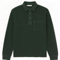 Zara Mens Corduroy Pullover Shirt Medium Green Cotton