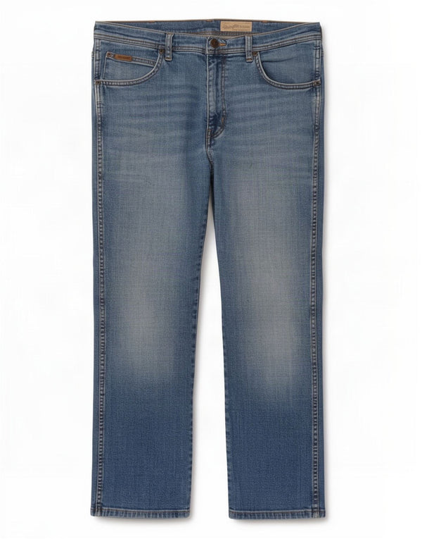Wrangler Mens Arizona Straight Jeans W34 L27 Blue