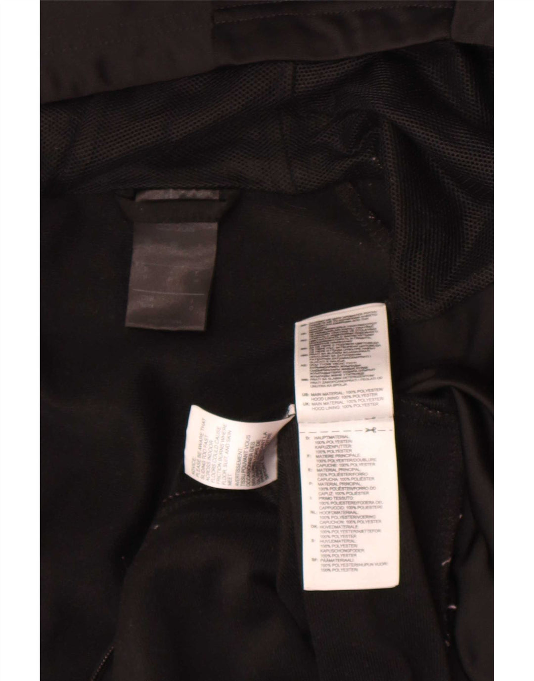 Adidas Mens Hooded Tracksuit Top Jacket Medium Black Polyester
