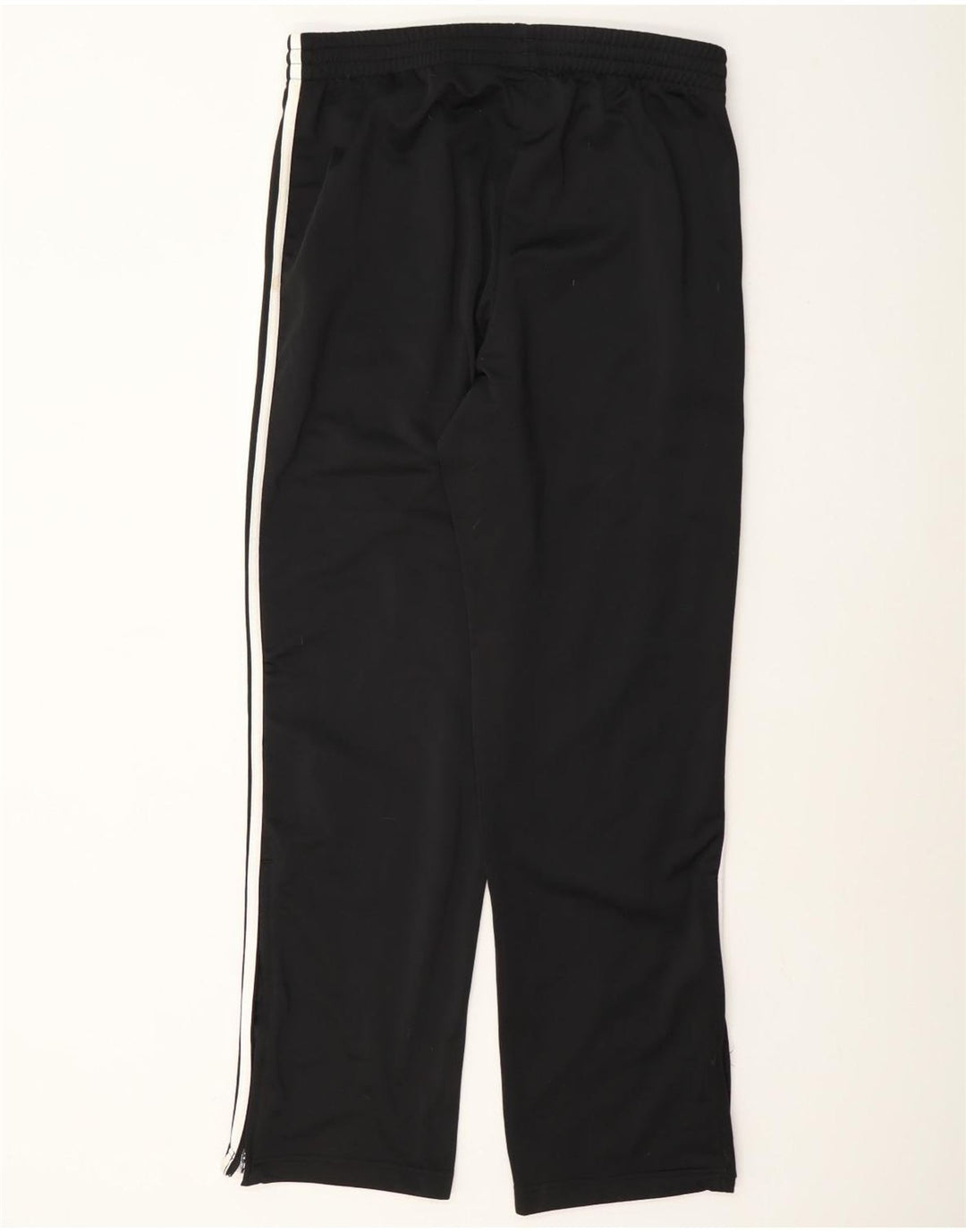 Adidas Mens Tracksuit Trousers Medium Black Polyester