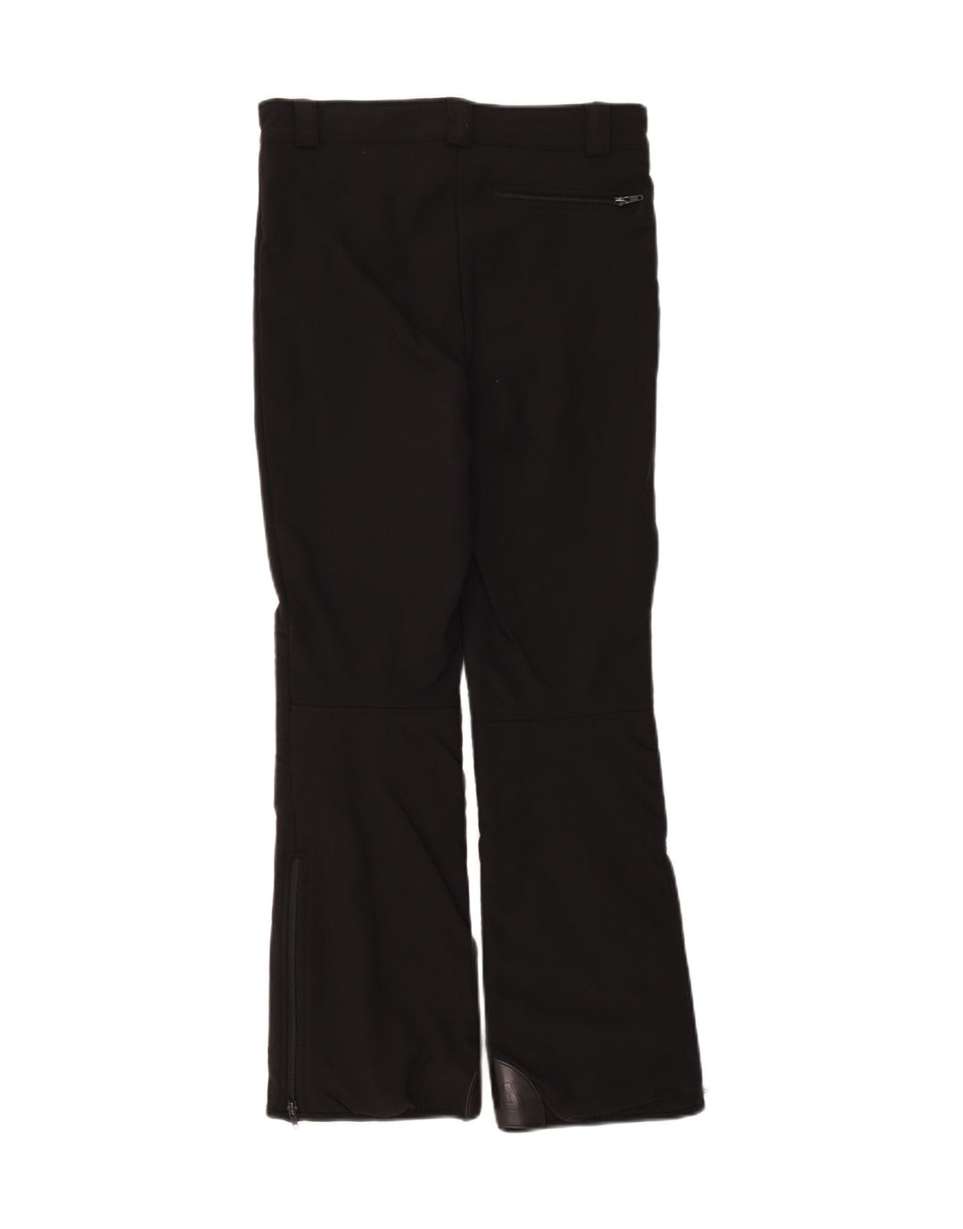 FILA Womens Graphic Bootcut Windbreaker Trousers W30 L28 Black Polyamide
