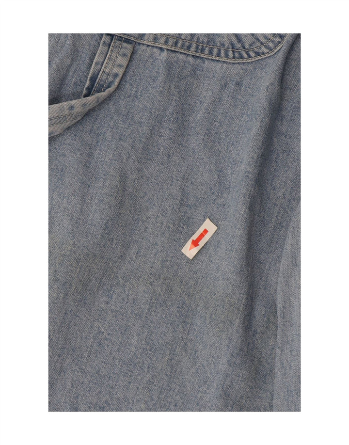 Rifle Womens Dungarees Straight Jeans W29 L27 Blue Cotton