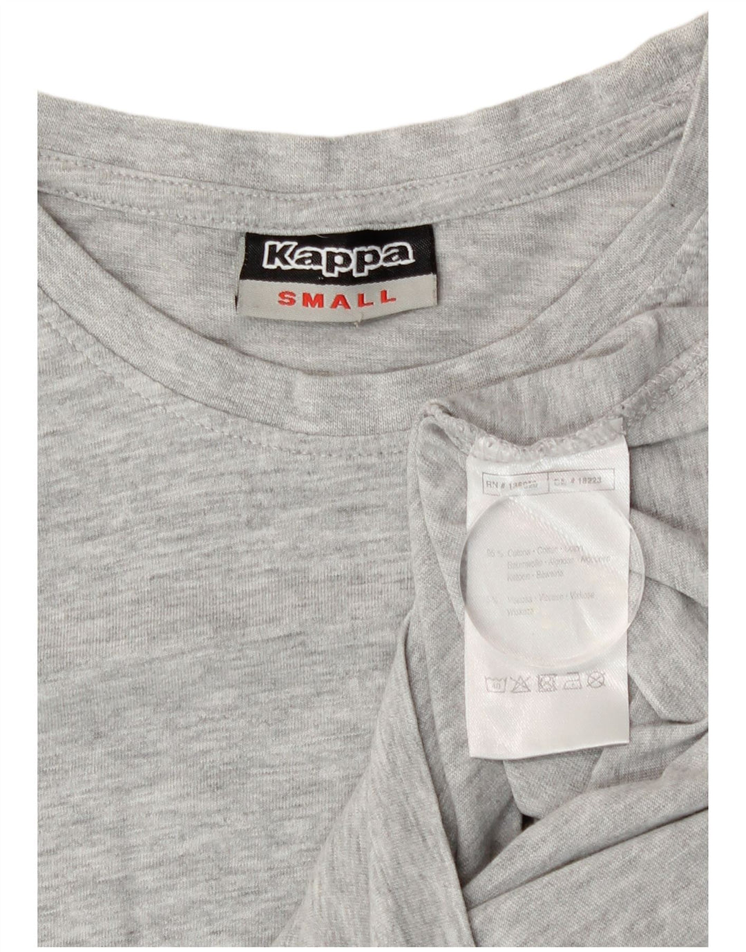 Kappa Mens T-Shirt Top Small Grey Flecked Cotton