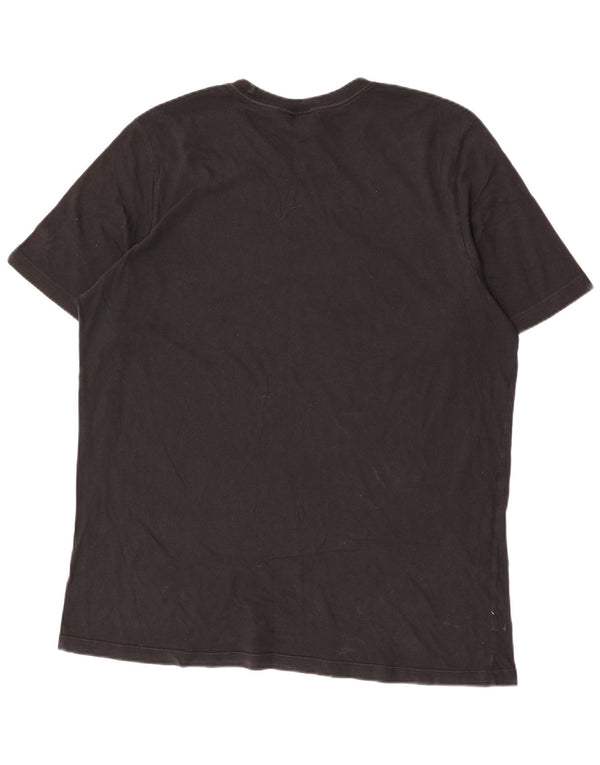 Adidas Mens Graphic T-Shirt Top XL Black Cotton