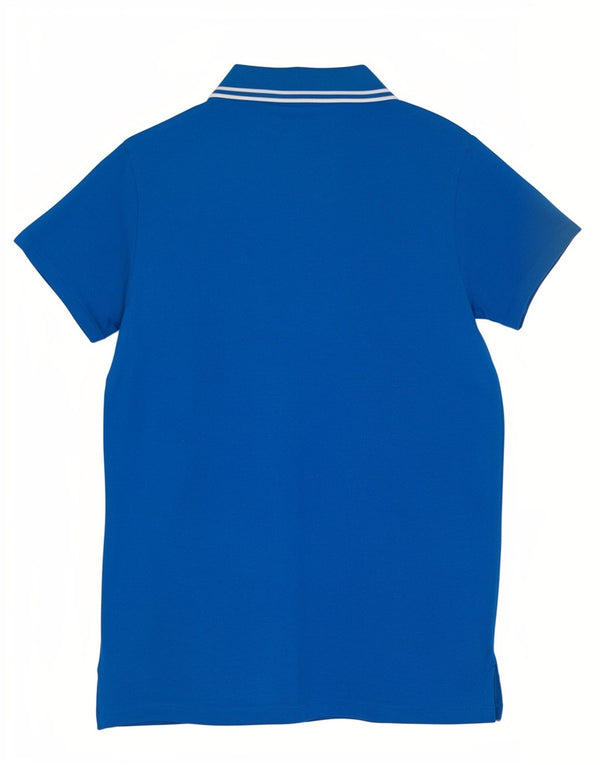 Tommy Hilfiger Womens Polo Shirt UK 18 XL Blue Cotton