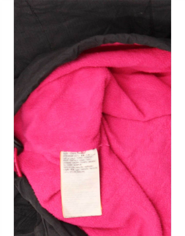 Superdry Womens Windcheater Graphic Windbreaker Jacket UK 16 Large Black