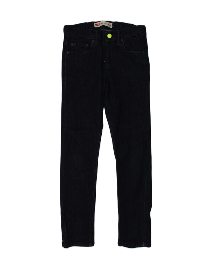 LEVI'S Girls 512 Slim Tapered Jeans 9-10 Years W28 L26  Navy Blue Cotton | Vintage Levi's | Thrift | Second-Hand Levi's | Used Clothing | Messina Hembry 