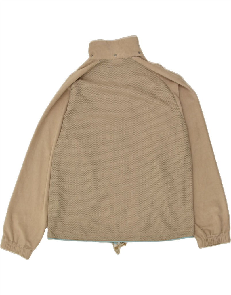 DIADORA Womens Tracksuit Top Jacket UK 16 Large Beige Polyester | Vintage Diadora | Thrift | Second-Hand Diadora | Used Clothing | Messina Hembry 