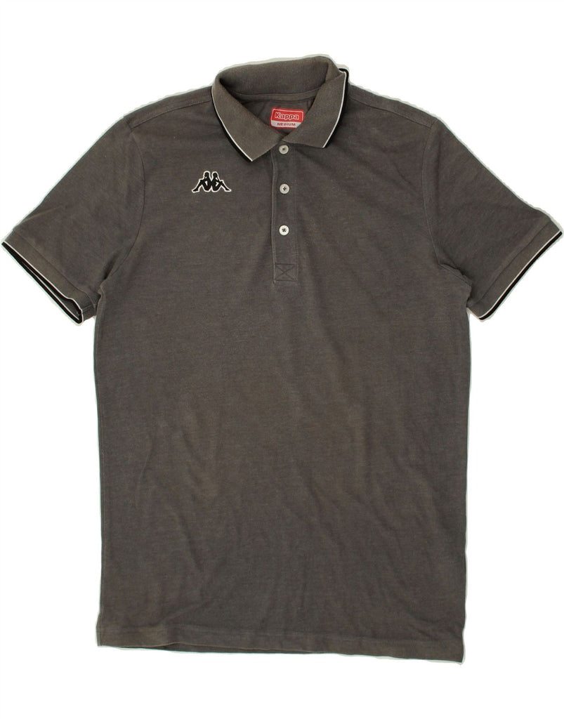 KAPPA Mens Polo Shirt Medium Grey Cotton | Vintage Kappa | Thrift | Second-Hand Kappa | Used Clothing | Messina Hembry 