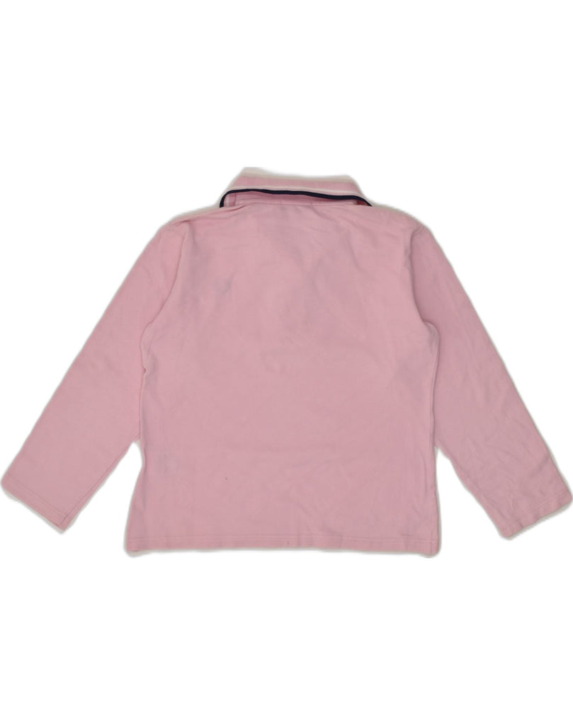 FRED PERRY Girls Long Sleeve Polo Shirt 11-12 Years Pink Cotton | Vintage Fred Perry | Thrift | Second-Hand Fred Perry | Used Clothing | Messina Hembry 