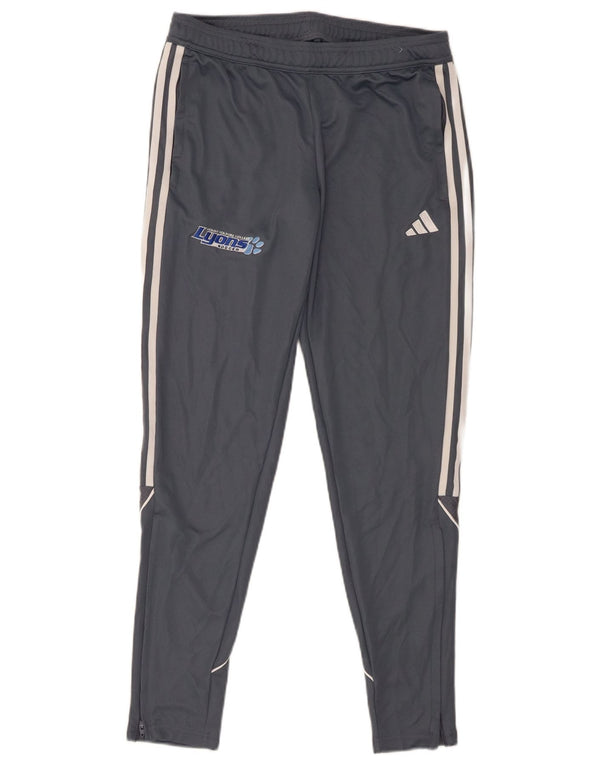 Adidas Womens Graphic Tracksuit Trousers UK 12/14 Medium Grey