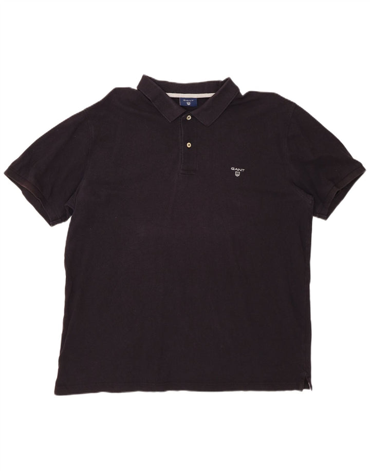 GANT Mens Polo Shirt 3XL Black Cotton