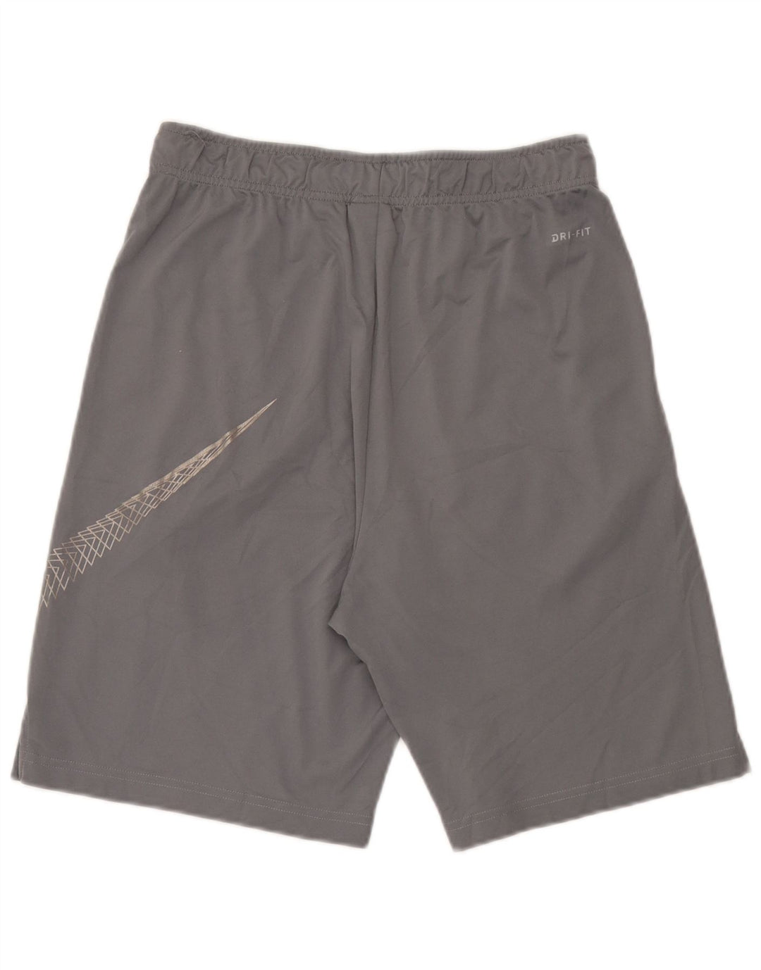 Nike Mens Dri Fit Graphic Sport Shorts Medium Grey Polyester