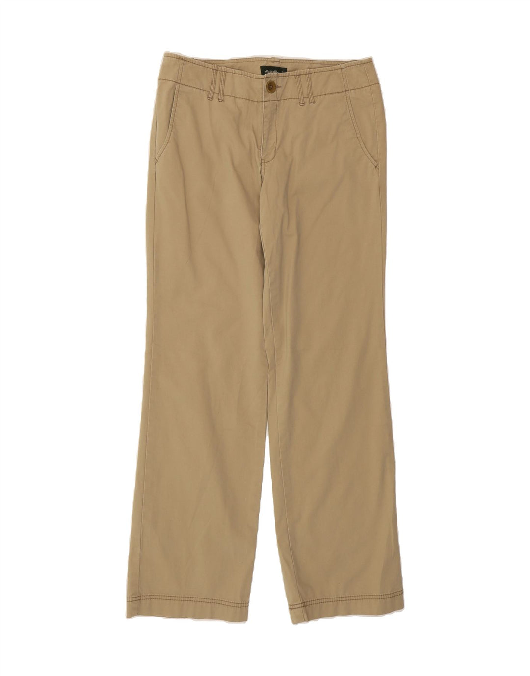 EDDIE BAUER Womens Straight Chino Trousers US 6 Medium W30 L31 Beige Vintage Eddie Bauer and Second-Hand Eddie Bauer from Messina Hembry 