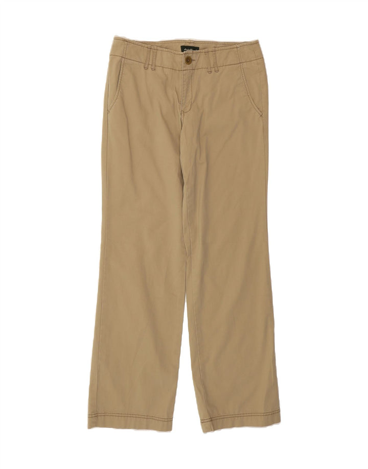 EDDIE BAUER Womens Straight Chino Trousers US 6 Medium W30 L31 Beige Vintage Eddie Bauer and Second-Hand Eddie Bauer from Messina Hembry 