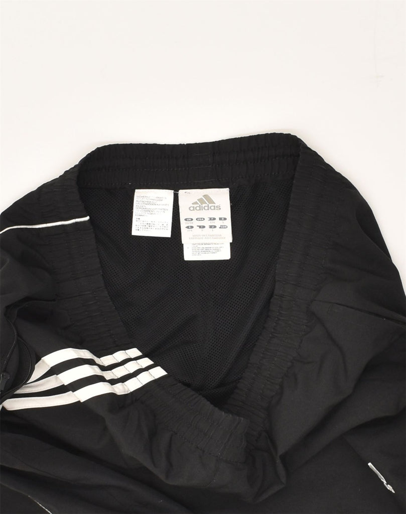 ADIDAS Mens Tracksuit Trousers UK 38/40 Medium Black Polyester | Vintage Adidas | Thrift | Second-Hand Adidas | Used Clothing | Messina Hembry 