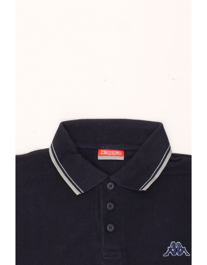 KAPPA Mens Polo Shirt Large Navy Blue Cotton Vintage Kappa and Second-Hand Kappa from Messina Hembry 