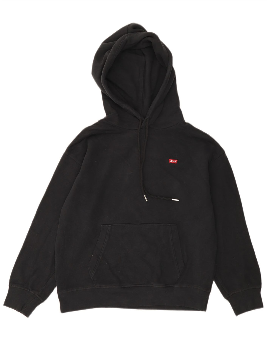 Levi's Mens Hoodie Jumper Small Black Cotton