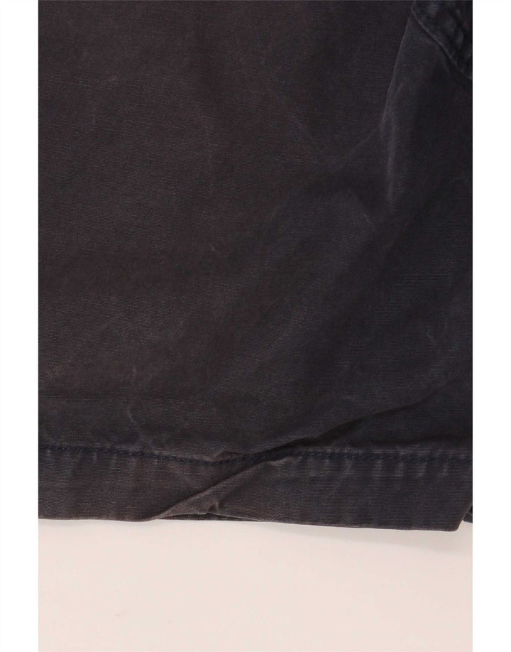Timberland Mens Cargo Shorts W32 Medium Navy Blue Cotton