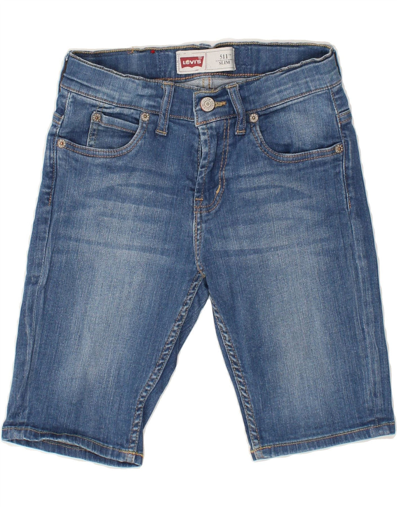 LEVI'S Boys 511 Slim Denim Shorts 9-10 Years W24 Blue | Vintage Levi's | Thrift | Second-Hand Levi's | Used Clothing | Messina Hembry 