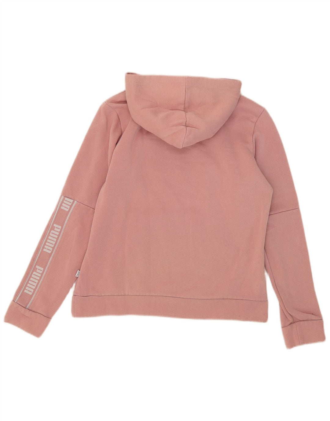 Puma Womens Graphic Hoodie Jumper UK 14 Medium Pink