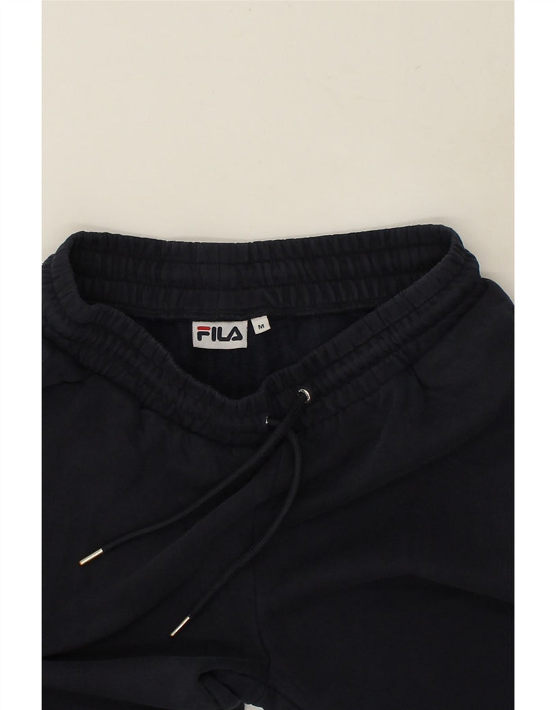 FILA Mens Tracksuit Trousers Joggers Medium Navy Blue Cotton | Vintage Fila | Thrift | Second-Hand Fila | Used Clothing | Messina Hembry 