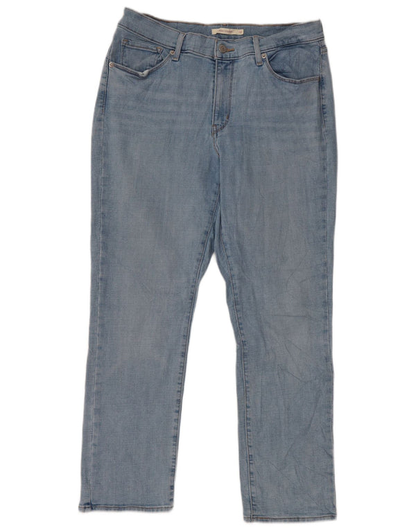 Levi's Womens Classic Straight Jeans US 12 Large W31 L28 Blue Cotton
