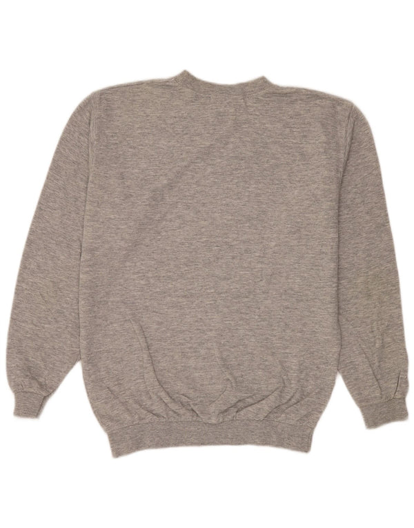Wrangler Mens Sweatshirt Jumper Small Grey Flecked Cotton