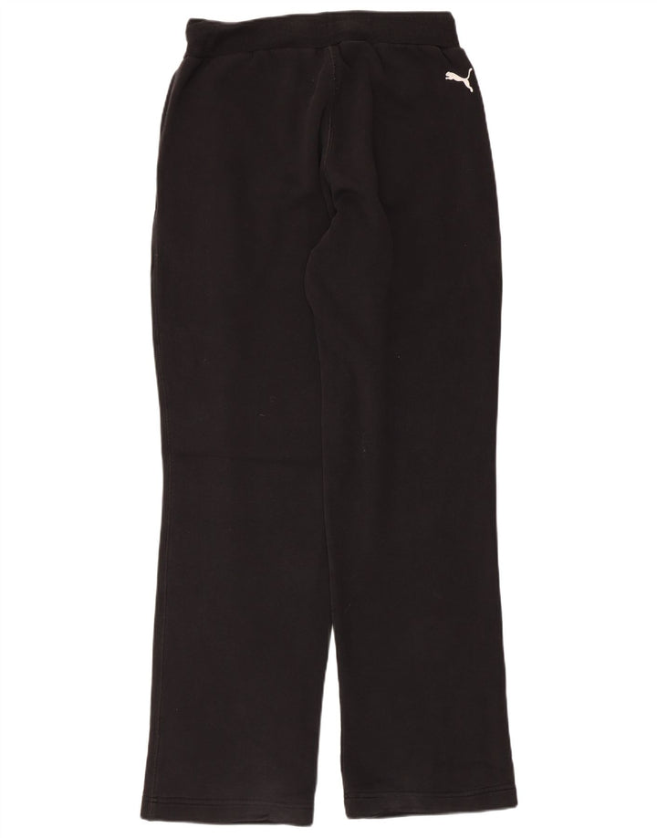 Puma Mens Graphic Tracksuit Trousers Medium Black Cotton
