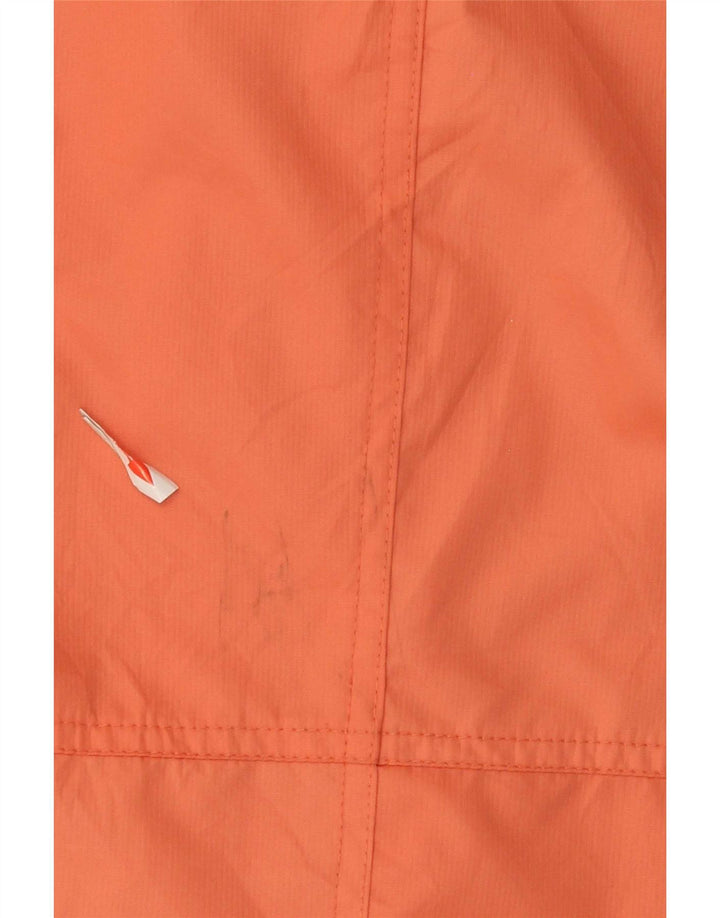 Hurley Womens Double Breasted Utility Jacket UK 14 Medium Orange Polyester