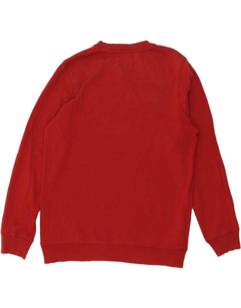 ANIMAL Mens Graphic Sweatshirt Jumper Medium Red Cotton | Vintage Animal | Thrift | Second-Hand Animal | Used Clothing | Messina Hembry 