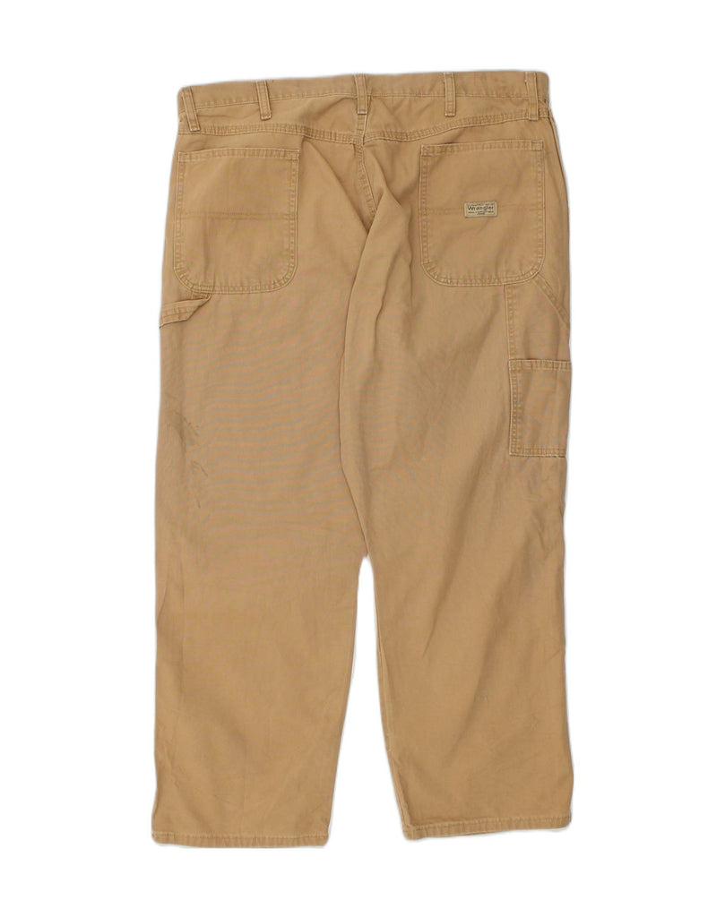 WRANGLER Mens Straight Chino Trousers W40 L30  Beige Cotton | Vintage Wrangler | Thrift | Second-Hand Wrangler | Used Clothing | Messina Hembry 