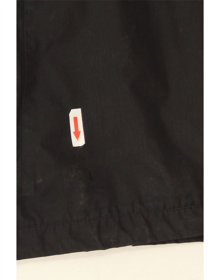 Adidas Mens Hooded Rain Jacket UK 38 Medium Black Polyester