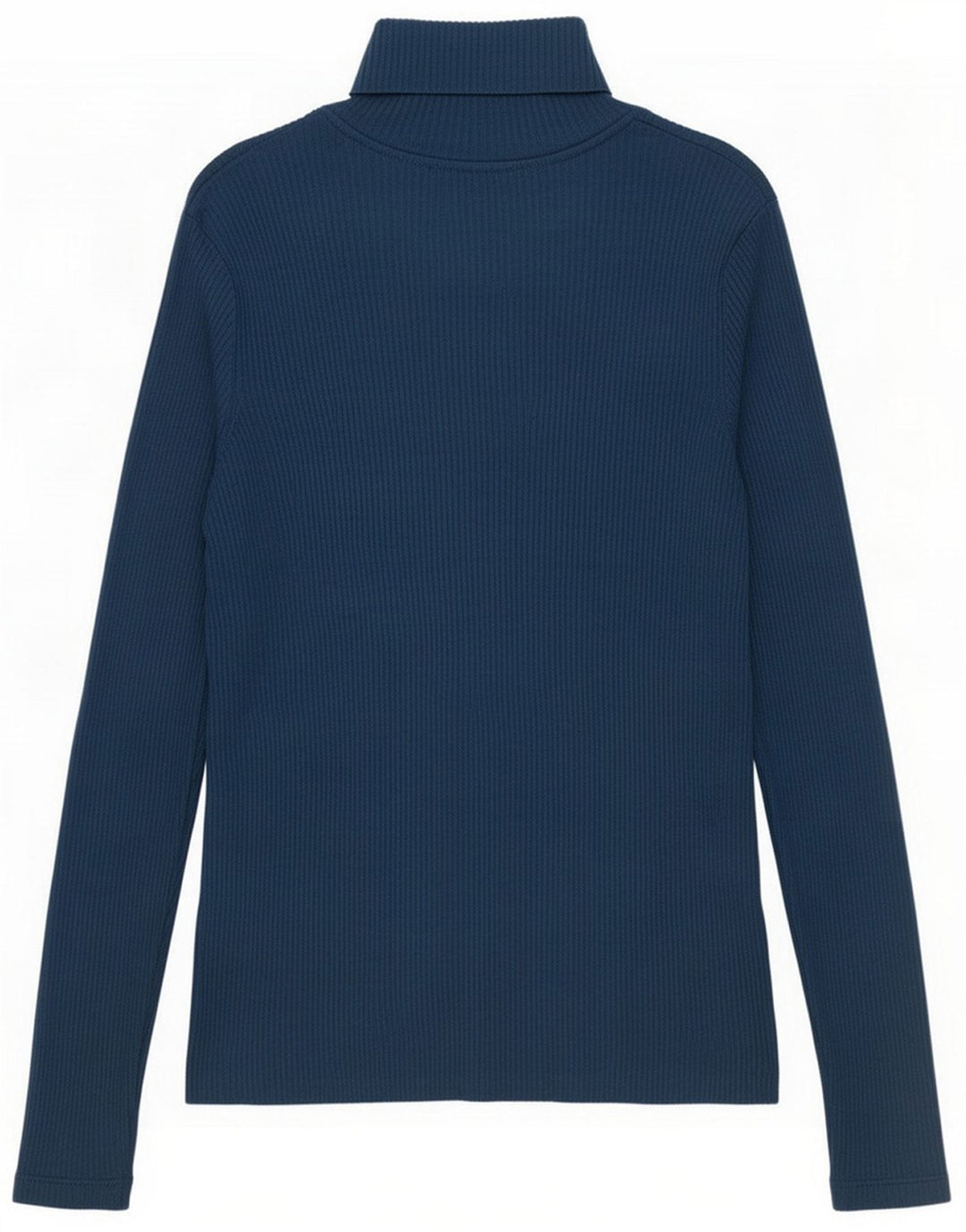 Marks & Spencer Womens Regular Top Long Sleeve UK 12 Medium Blue Flecked