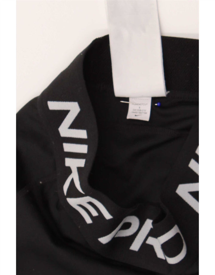 Nike Girls Leggings 8-9 Years WSmall Black Polyester