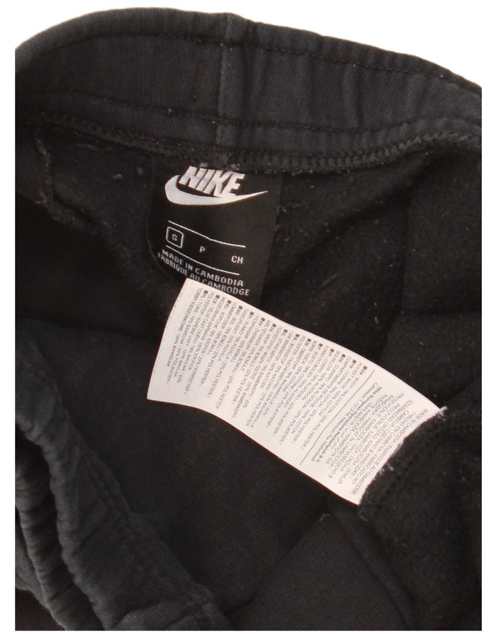 Nike Mens Tracksuit Trousers Joggers Small Black Cotton