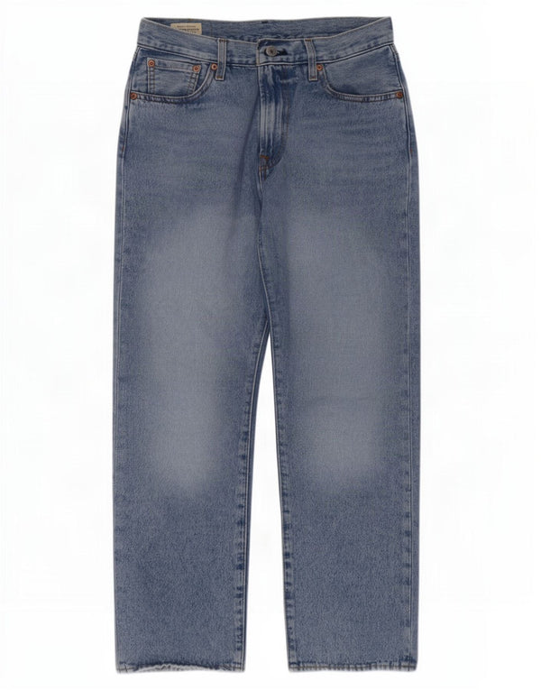Levi's Mens 551 Straight Jeans W30 L30 Blue Cotton