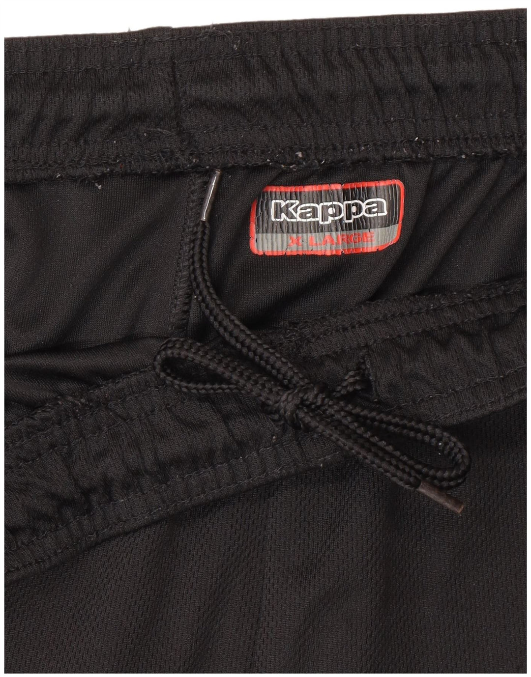 Kappa Mens Graphic Tracksuit Trousers Joggers XL  Black Polyester
